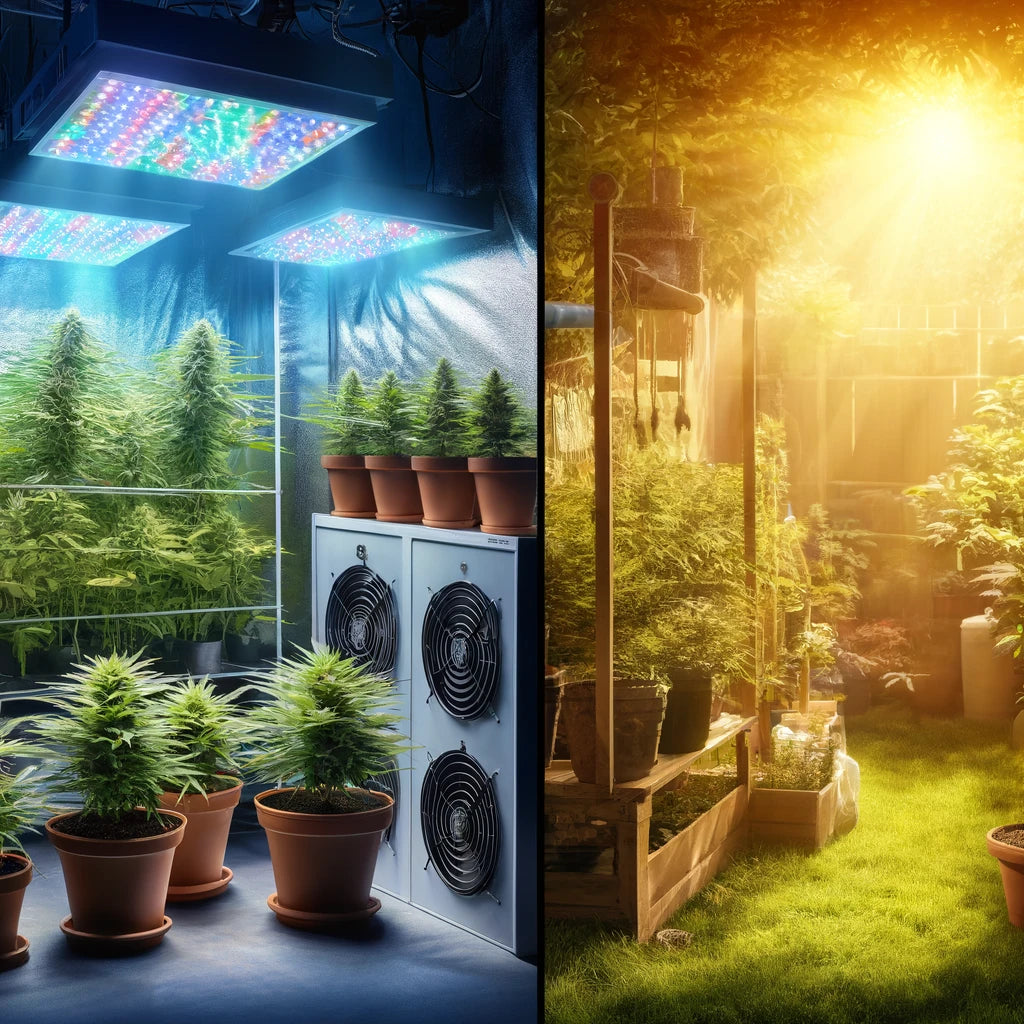 Indoor vs. Outdoor Cannabis-Anbau